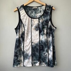 Y2K Tank Top Plus Size 2X Stretch Fairycore Grunge Whimsigoth Boho Velvet Corset